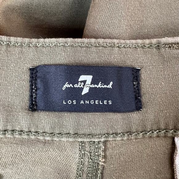 7 for All Mankind Go-To Chino in Military Green Men's Size 40 x 31 - Picture 12 of 15